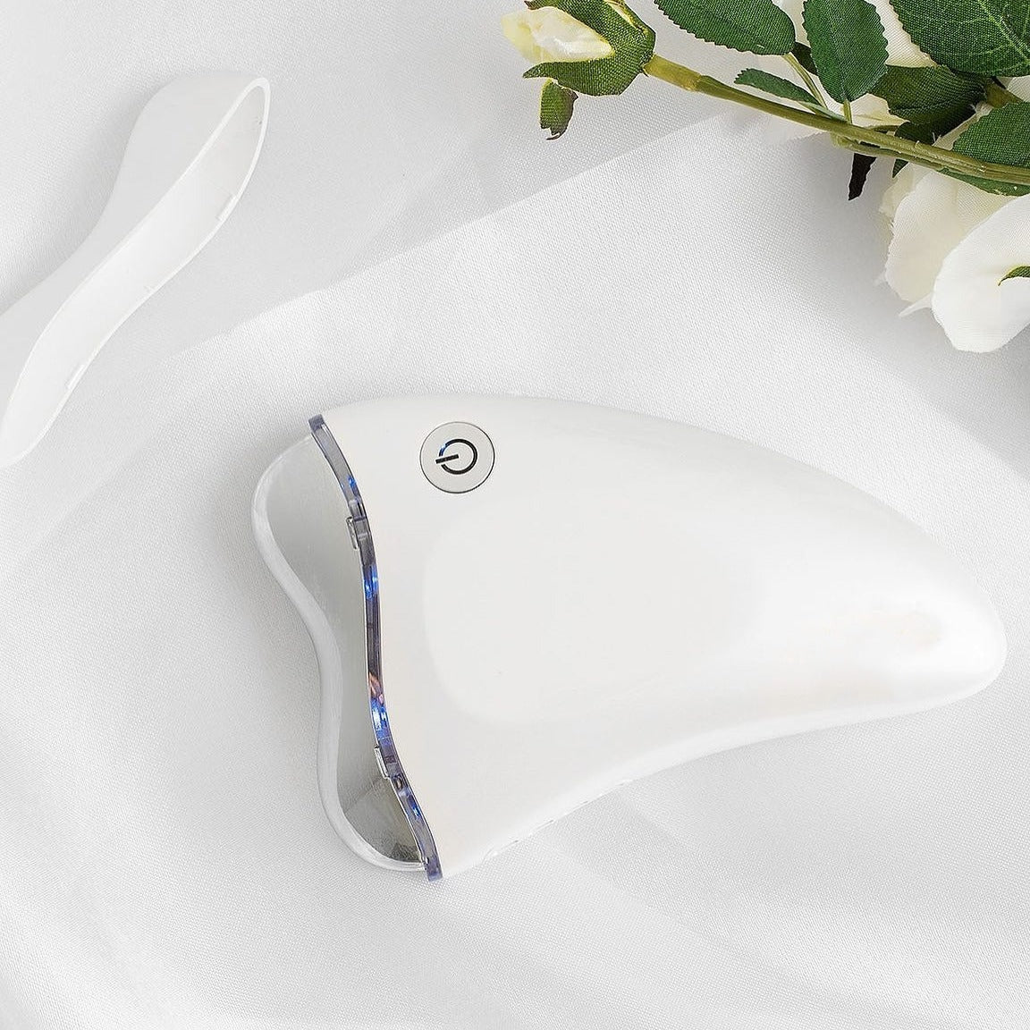 Gua Sha + IJsroller Gezichtsset (RVS/Kwarts)
